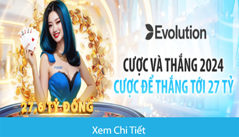 Read more about the article Fun88 thưởng 27 tỷ đồng SẢNH EVOLUTION